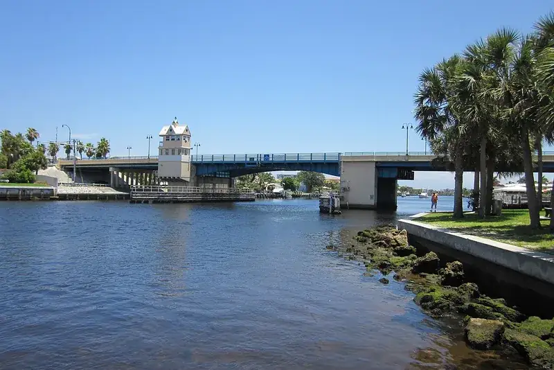 Intracoastal Waterway bridge in Deerfield Beach, Deerfield Beach, FL
