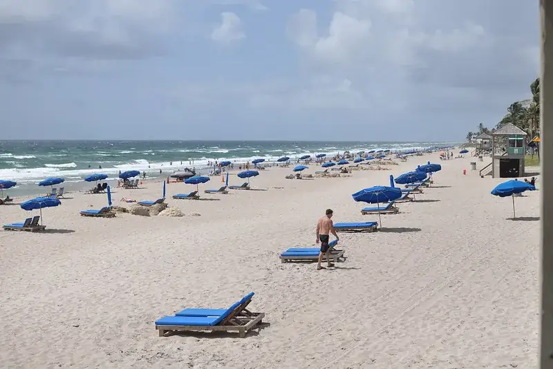 Deerfield Beach shoreline, Deerfield Beach, FL