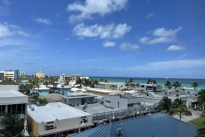 Hollywood Beach from the Broadwalk, Hollywood, FL