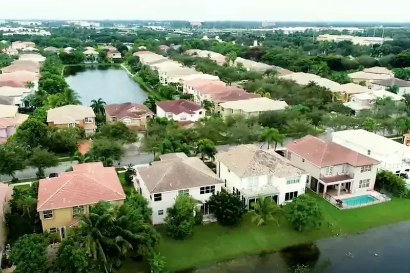 Residential neighborhood off Miramar Parkway, Miramar, FL