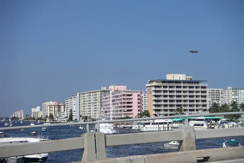 Pompano Beach oceanfront towers, Pompano Beach, FL