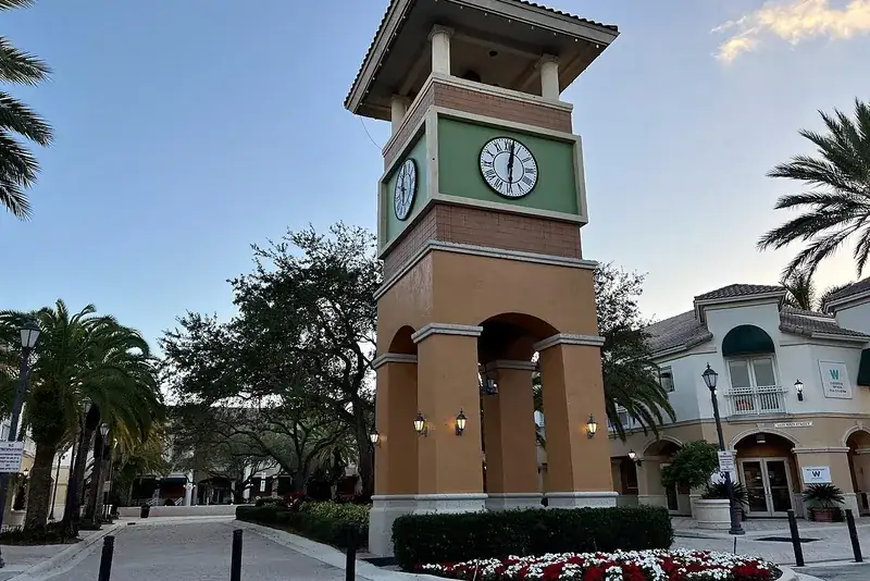 Weston Town Center clock tower, Weston, FL